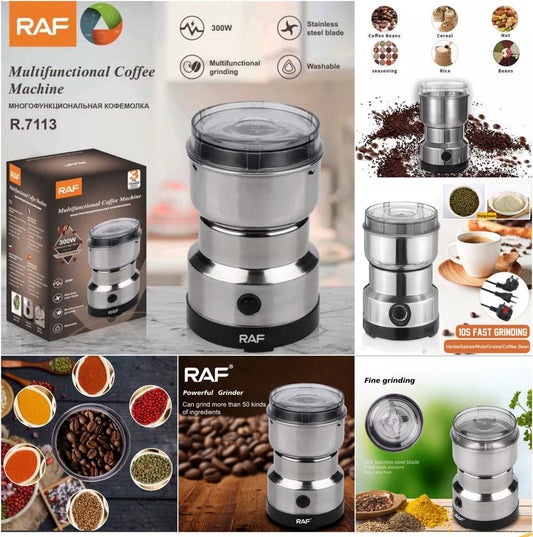 Electric Grinder High Quality Stainless Steel Spices Masala, Nuts, Beans Grinder Powerful Motor